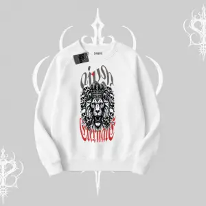 Biskilet Sweatshirt Crowned Lion Rock Authority Myth