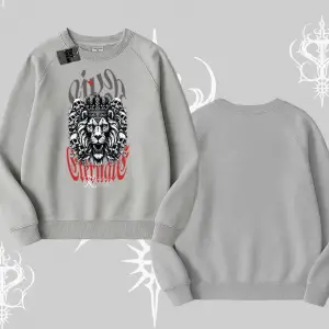 Biskilet Sweatshirt Crowned Lion Rock Authority Myth