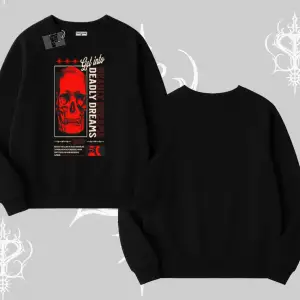 Biskilet Sweatshirt Deadly Dreams Skull Redcore Street Manifest