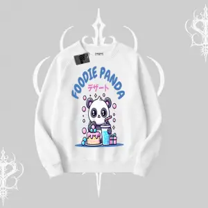 Biskilet Sweatshirt Foodie Panda Tatlı ve Sevimli Panda Baskılı