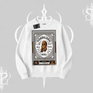 Biskilet Sweatshirt Fossilized Skull Underground Archive