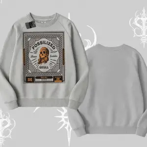 Biskilet Sweatshirt Fossilized Skull Underground Archive