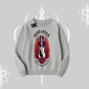 Biskilet Sweatshirt Hard Rock Winged Guitar Rebellion