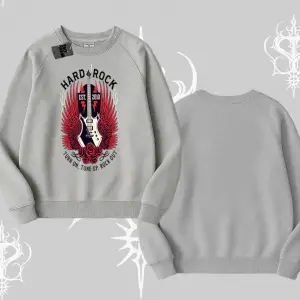 Biskilet Sweatshirt Hard Rock Winged Guitar Rebellion