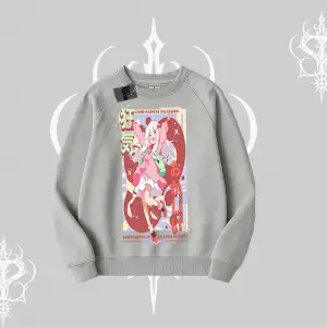 Biskilet Sweatshirt Madness Unleashed Anime Girl Baskılı