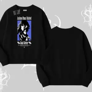 Biskilet Sweatshirt Oversize Anime Kız Baskılı