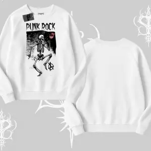 Biskilet Sweatshirt Punk Rock Chaos Skeleton Riot