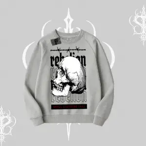 Biskilet Sweatshirt Rebellion Skull Underground Street Legacy
