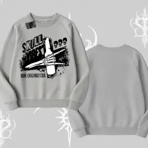 Biskilet Sweatshirt Skull Impact Bone Chilling Street Icon