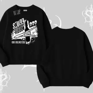 Biskilet Sweatshirt Skull Impact Bone Chilling Street Icon