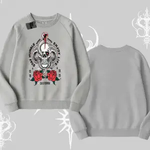 Biskilet Sweatshirt Stay Humble Work Hard Enjoy Life