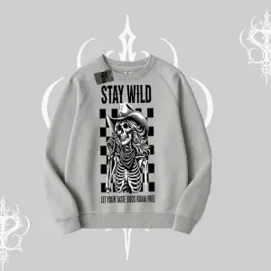 Biskilet Sweatshirt Stay Wild Rock Spirit Urban Riot