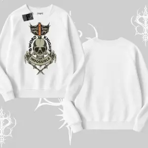 Biskilet Sweatshirt Sword Knight Skull Impossible Street Creed