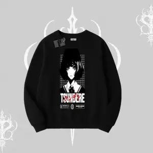 Biskilet Sweatshirt Tsundere Anime Japanese Style Baskılı