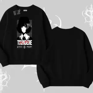 Biskilet Sweatshirt Tsundere Anime Japanese Style Baskılı