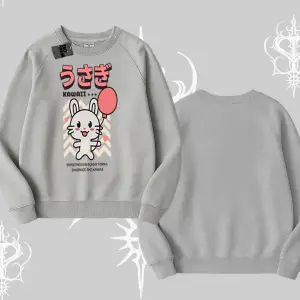 Biskilet Sweatshirt Usagi Kawaii Cute Heart Energy