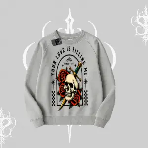 Biskilet Sweatshirt Your Love Is Killing Me Dead Romance