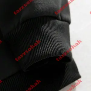 Biskilet Yaka Sweatshirt Beyaz 43 Kütahya Özel Tasarım Plaka Detaylı