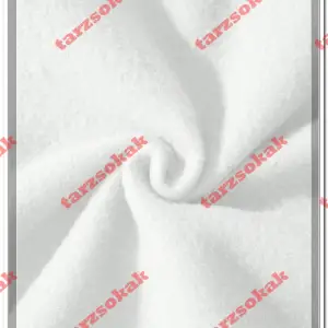 Biskilet Yaka Sweatshirt Beyaz 78 Karabük Özel Tasarım Plaka Detaylı