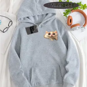 Biskilet Yaka Sweatshirt Beyaz EL GATO Özel Tasarım