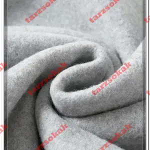 Biskilet Yaka Sweatshirt Beyaz L HARFİ İSME Özel Tasarım