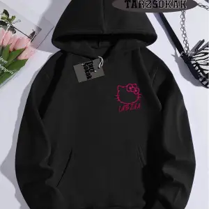 Biskilet Yaka Sweatshirt Beyaz LABZA HELLO KİTTY Özel Tasarım