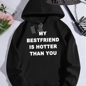 Biskilet Yaka Sweatshirt Beyaz my Bestfriend Özel Tasarım