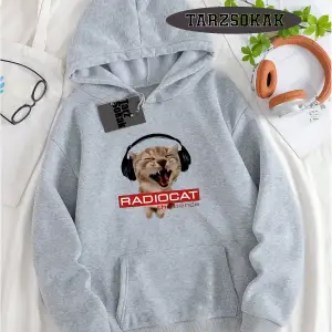 Biskilet Yaka Sweatshirt Beyaz Rock Grubu Radiohead Özel Tasarım