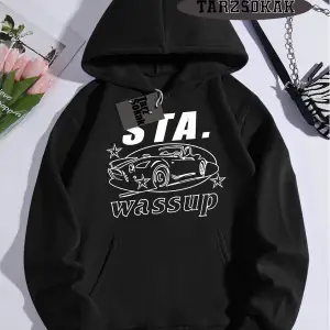 Biskilet Yaka Sweatshirt Beyaz STA. WASSUP Özel Tasarım