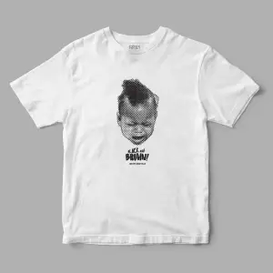 Black and Brown Instrumental Baskılı Tişört