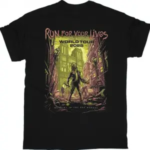 BLACK CROWES HIGH AS THE MOON TOUR NEW BLACK T-SHIRT ÖN VE ARAKA BASKILI