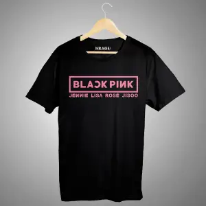 Black Pink Üyeler Siyah Tişört