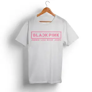 Black Pink Üyeler Siyah Tişört