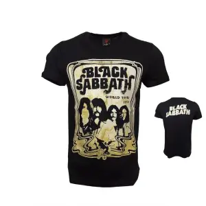 Black Sabbath Metal Band Baskılı Penye Tişört