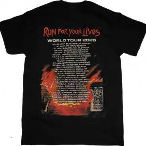 BLOOD COMMAND WORLD DOMINATION NEW WHITE T-SHIRT ÖN VE ARAKA BASKILI