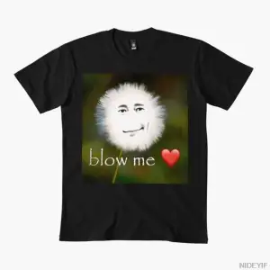 Blow Me Erkek Kadın Tişörtü %100 Pamuklu Tişörtler Kısa Kollu Üstler 0107-3