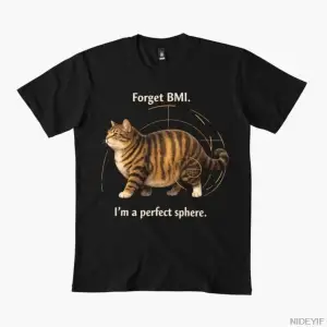 BMIyi unutun – Ben Erkekler İçin Mükemmel Bir Küre Tişörtüyüm Kadınlar %100 Pamuklu Tişörtle