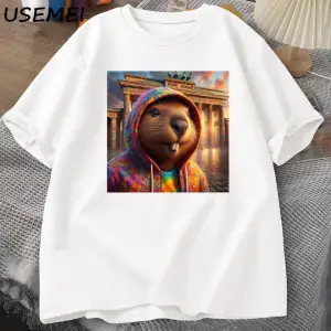 Bóbr Kurwa Gladyatör T Shirt Erkekler Kadınlar için Romanın Zafer Grafik T-Shirt Bober Beave 2833