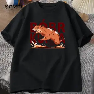 Bóbr Kurwa Gladyatör T Shirt Erkekler Kadınlar için Romanın Zafer Grafik T-Shirt Bober Beave 2833