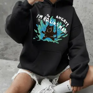 Boiling Mad Angry Cat Baskılı Kapüşonlu Üstler Kadınlar İçin Kışlık Polar Sıcak Sweatshirtler