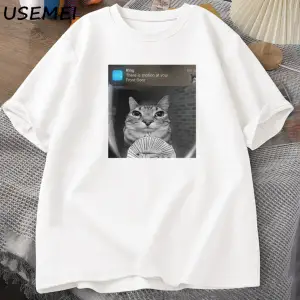 Bok doğan T Shirt erkekler komik grafik kafatası T Shirt silmek zorunda nedensel O boyun kısa 2894