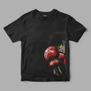 Boks Anime Dövüş Baskılı Tişört