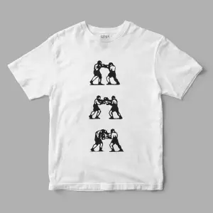 Boks Dövüş Sporu Özel Tasarım Baskılı Tişört