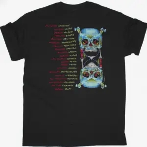 BON JOVI TOUR 95 NEW WHITE T SHIRT ÖN VE ARAKA BASKILI