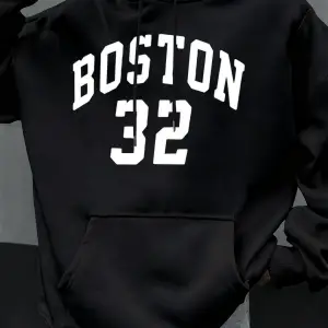 Boston Numarası 32 Desen Erkekler Hoody Cep Büyük Boy Hoodie Hip Hop Moda Giysiler Sonbahar R