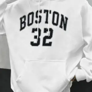 Boston Numarası 32 Desen Erkekler Hoody Cep Büyük Boy Hoodie Hip Hop Moda Giysiler Sonbahar R