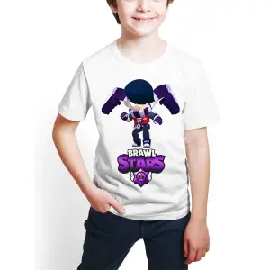 Brawl Stars Edgar Dijital Baskılı Çocuk Tişört D05