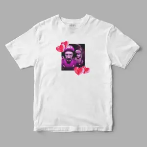 Breaking Bad  Pink Heart  Baskılı Tişört