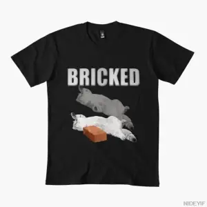 Bricked Komik Kedi Knocked Out T-shirt Erkekler Kadınlar Için % 100% Pamuk T Shirt Kısa Kollu
