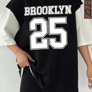 BROOK 25 Siyah Oversize Çift Renk